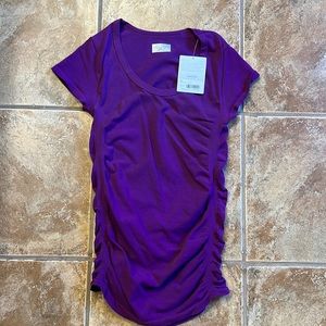 NWT Purple Athleta Pure Tee